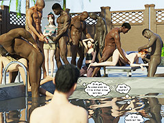 It's like they're lining uo to take a..