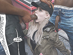 Dat's right, fuck yer own throat you..