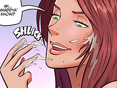 Jesus, mom, you have cum in your hair..