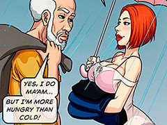 Housewife takes pity on a beggar when..